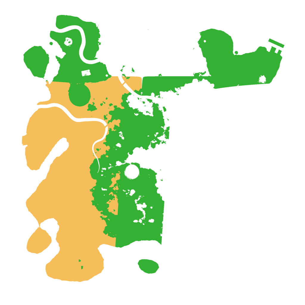 Biome Rust Map: Procedural Map, Size: 3750, Seed: 12345672
