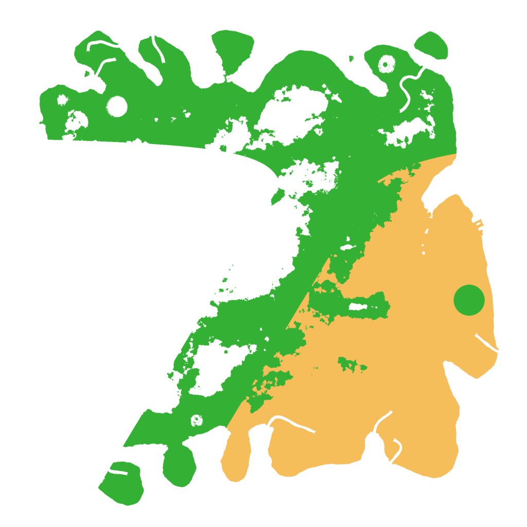 Biome Rust Map: Procedural Map, Size: 4500, Seed: 6376287