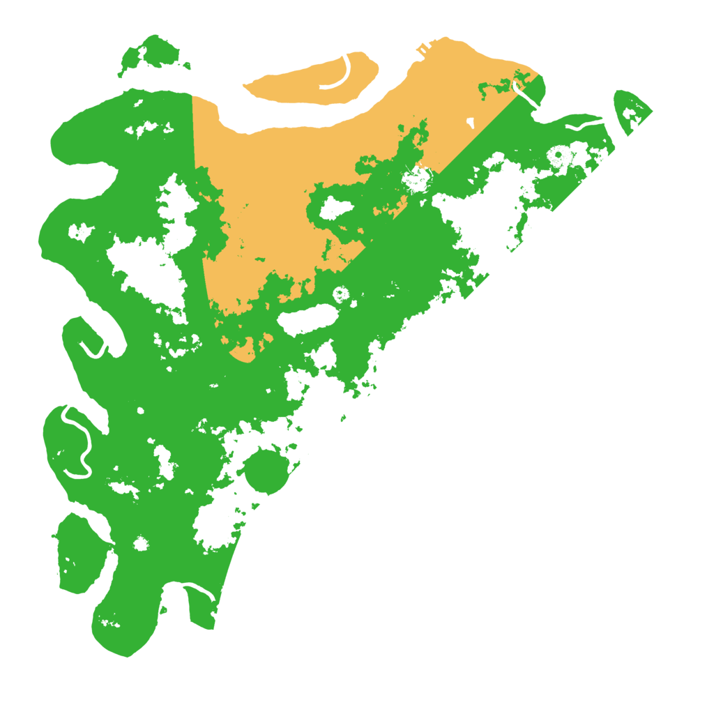 Biome Rust Map: Procedural Map, Size: 4500, Seed: 5448772