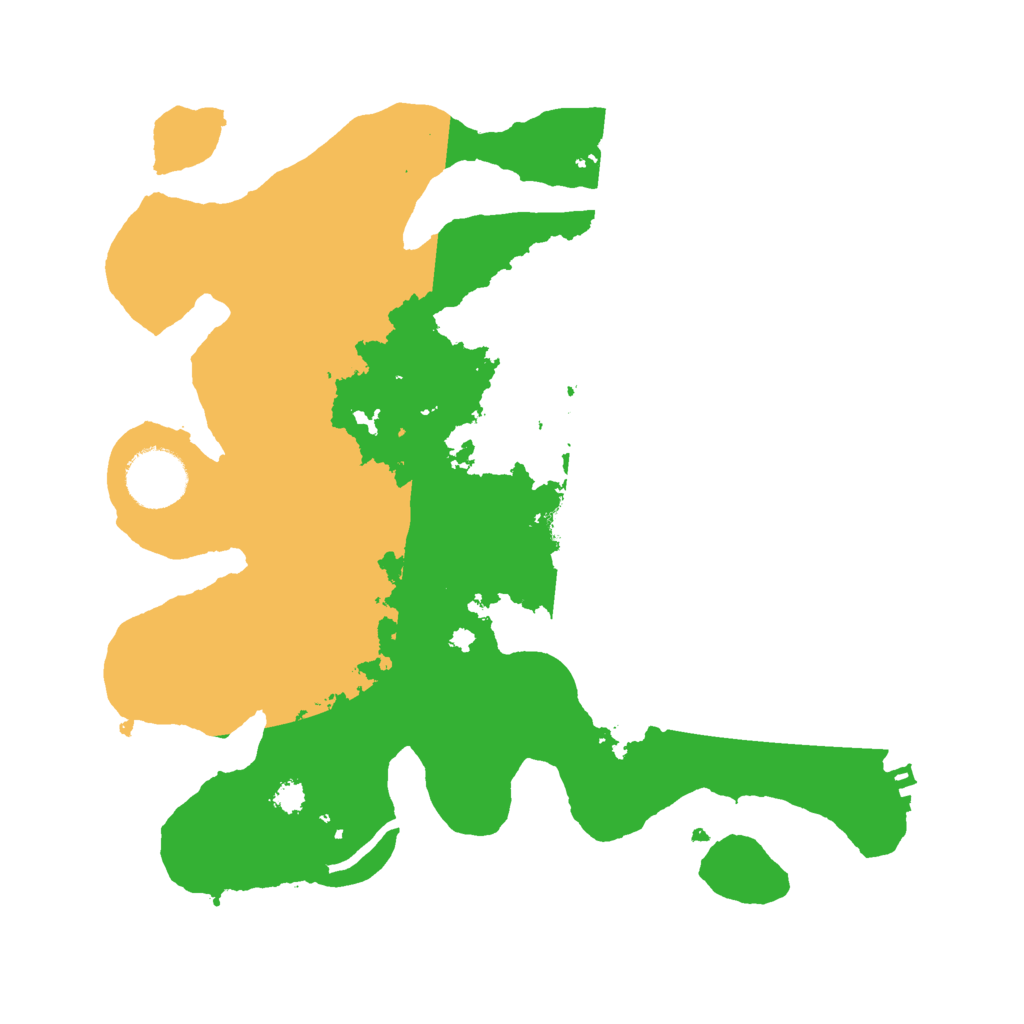 Biome Rust Map: Procedural Map, Size: 3000, Seed: 45654165