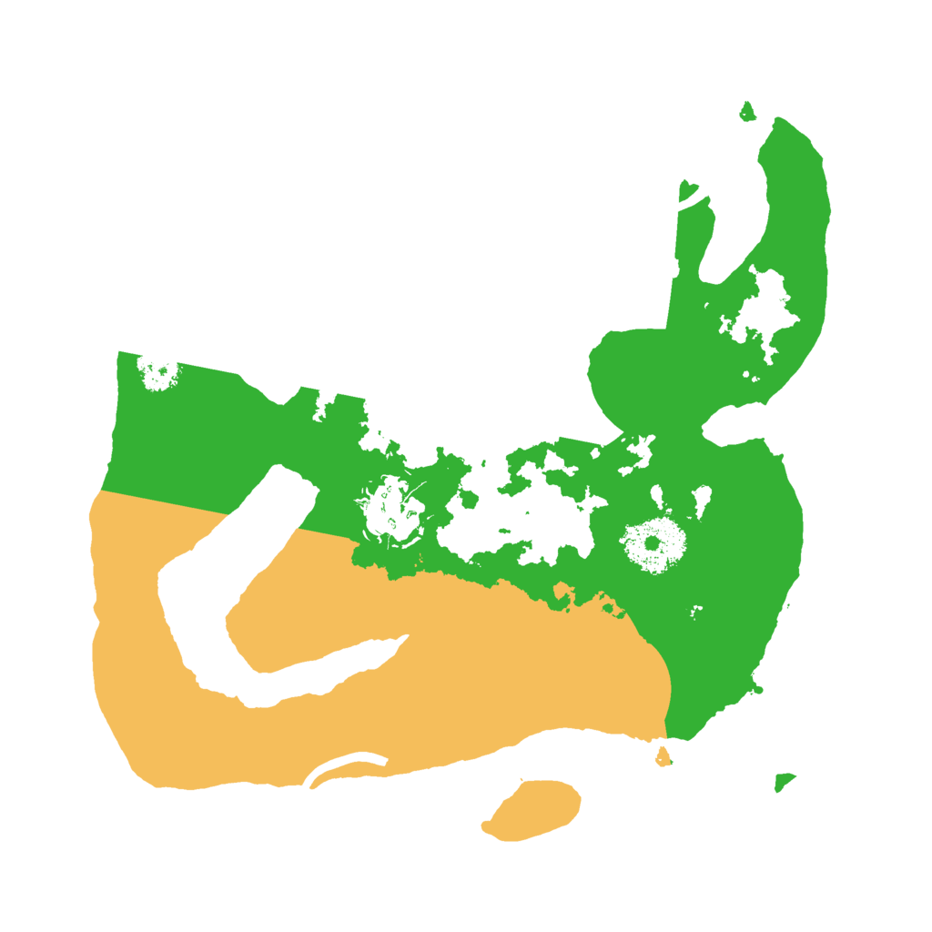 Biome Rust Map: Procedural Map, Size: 2500, Seed: 150