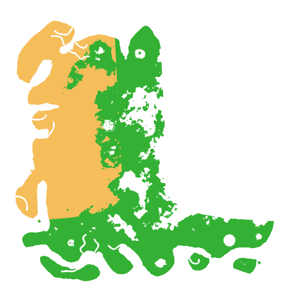 Biome Rust Map: Procedural Map, Size: 4500, Seed: 19580018