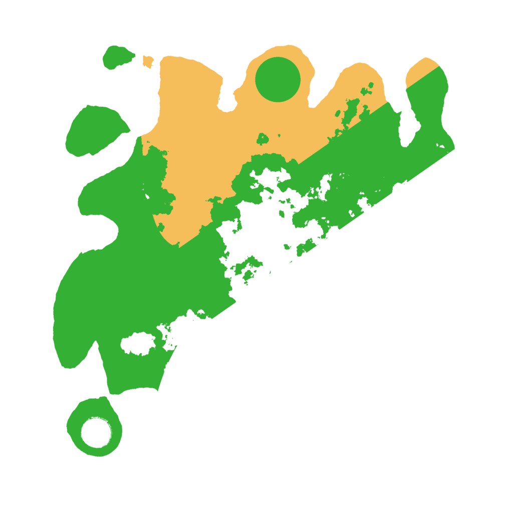 Biome Rust Map: Barren, Size: 3000, Seed: 28015