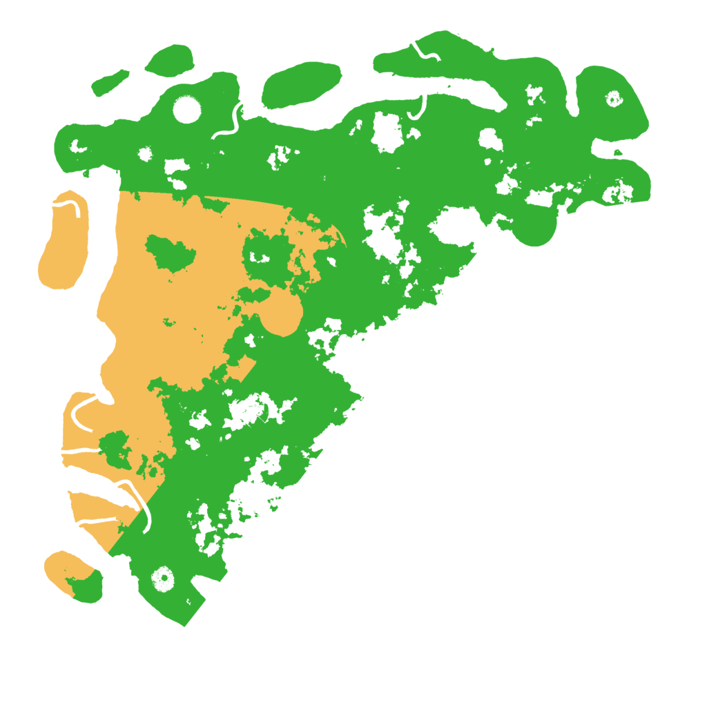 Biome Rust Map: Procedural Map, Size: 4500, Seed: 975960