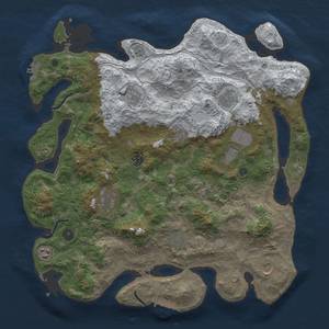 Thumbnail Rust Map: Procedural Map, Size: 4250, Seed: 1041281733, 20 Monuments