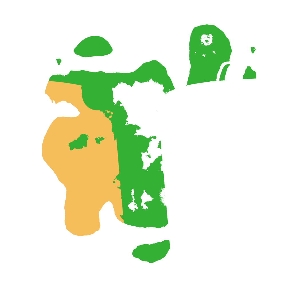 Biome Rust Map: Procedural Map, Size: 2500, Seed: 2144