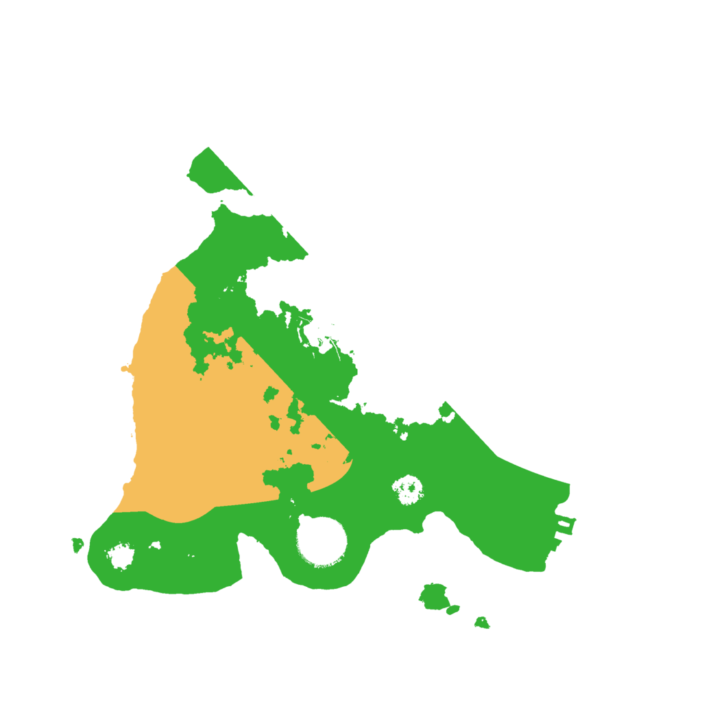 Biome Rust Map: Procedural Map, Size: 2500, Seed: 573561904