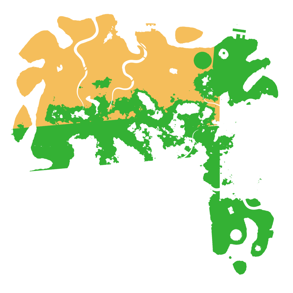 Biome Rust Map: Procedural Map, Size: 4500, Seed: 1536119