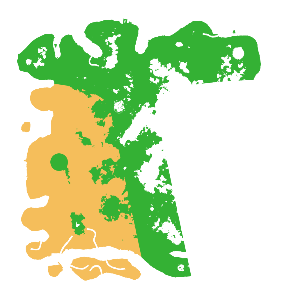 Biome Rust Map: Procedural Map, Size: 4500, Seed: 5801687