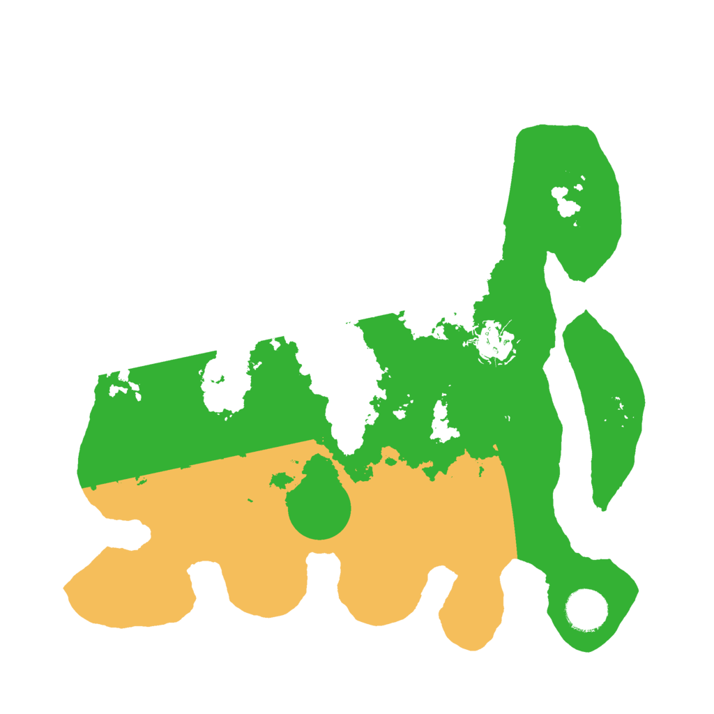 Biome Rust Map: Barren, Size: 3000, Seed: 1481095743