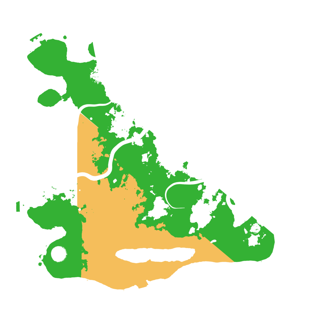 Biome Rust Map: Procedural Map, Size: 3500, Seed: 1339410650