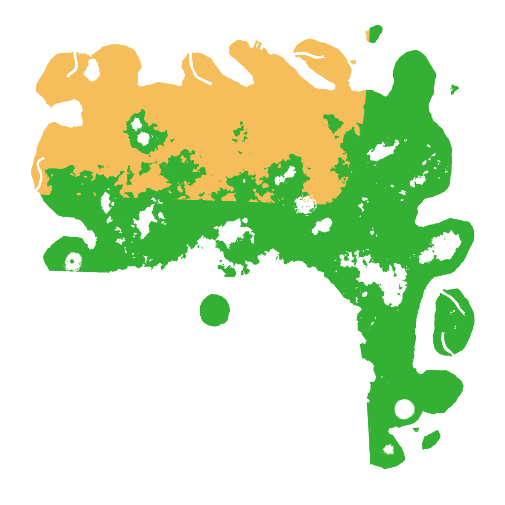 Biome Rust Map: Procedural Map, Size: 4500, Seed: 26145