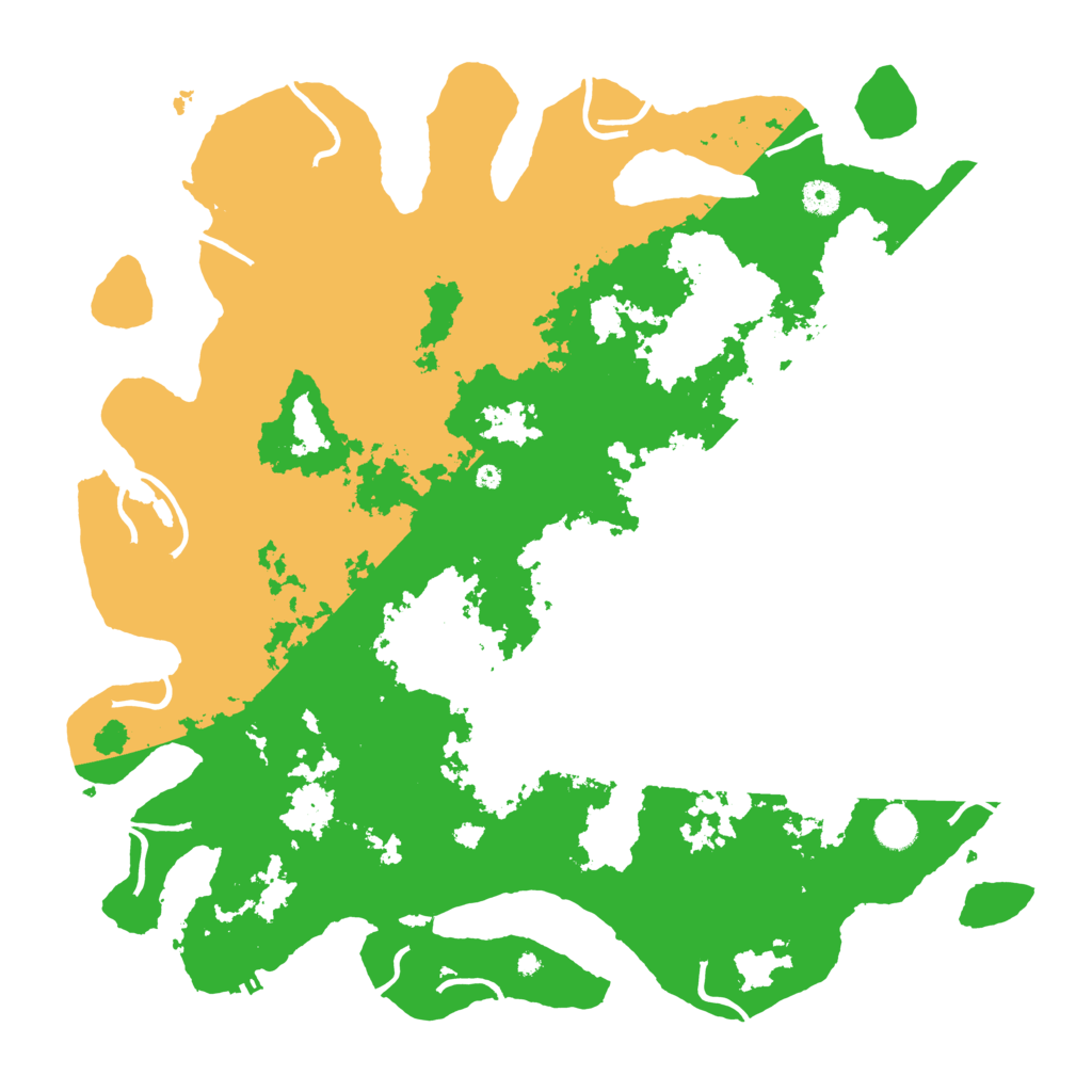 Biome Rust Map: Procedural Map, Size: 4500, Seed: 5654893
