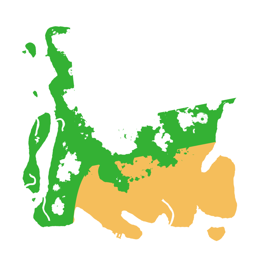 Biome Rust Map: Procedural Map, Size: 3500, Seed: 265