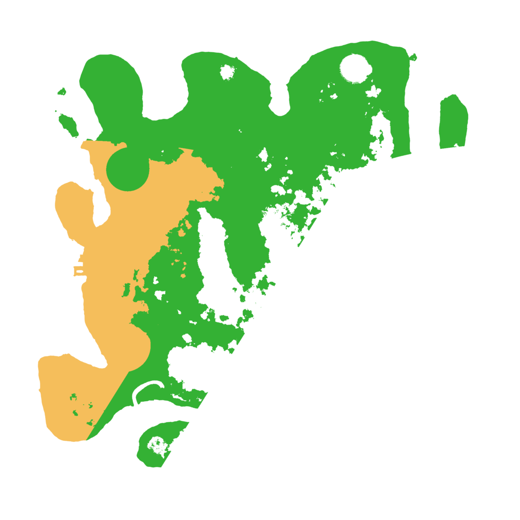Biome Rust Map: Procedural Map, Size: 3200, Seed: 19