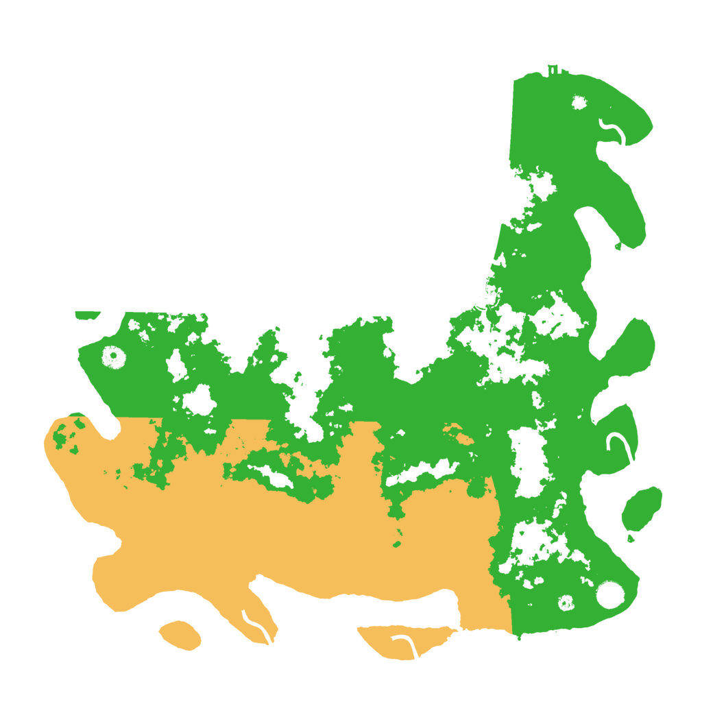 Biome Rust Map: Procedural Map, Size: 4500, Seed: 50002