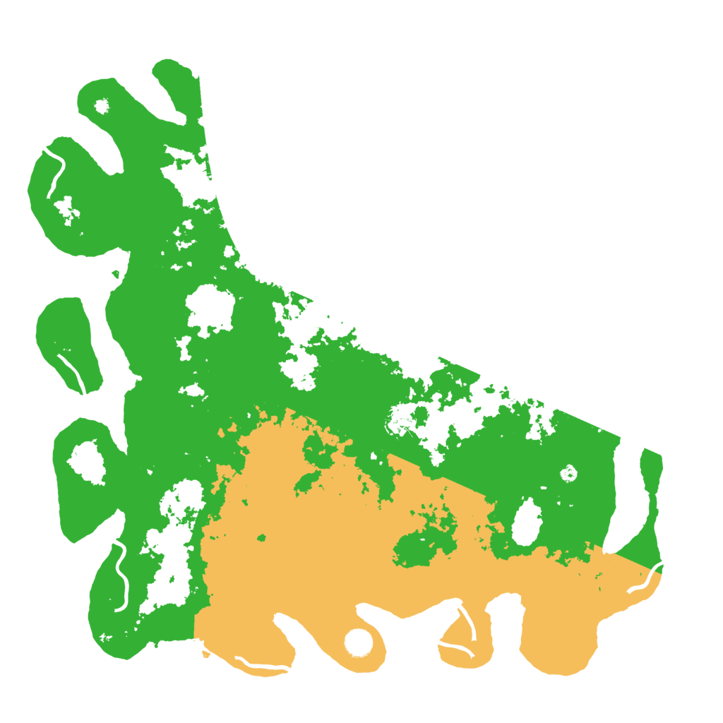 Biome Rust Map: Procedural Map, Size: 4500, Seed: 3026165