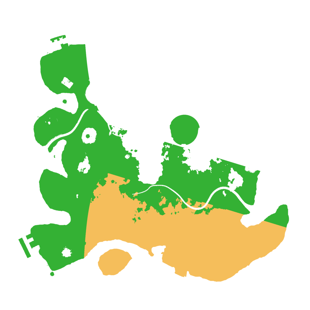 Biome Rust Map: Procedural Map, Size: 3001, Seed: 13825