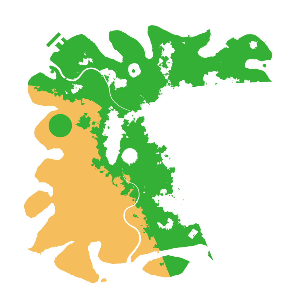 Biome Rust Map: Procedural Map, Size: 3500, Seed: 690420