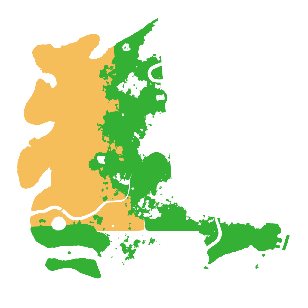 Biome Rust Map: Procedural Map, Size: 3950, Seed: 1362517654