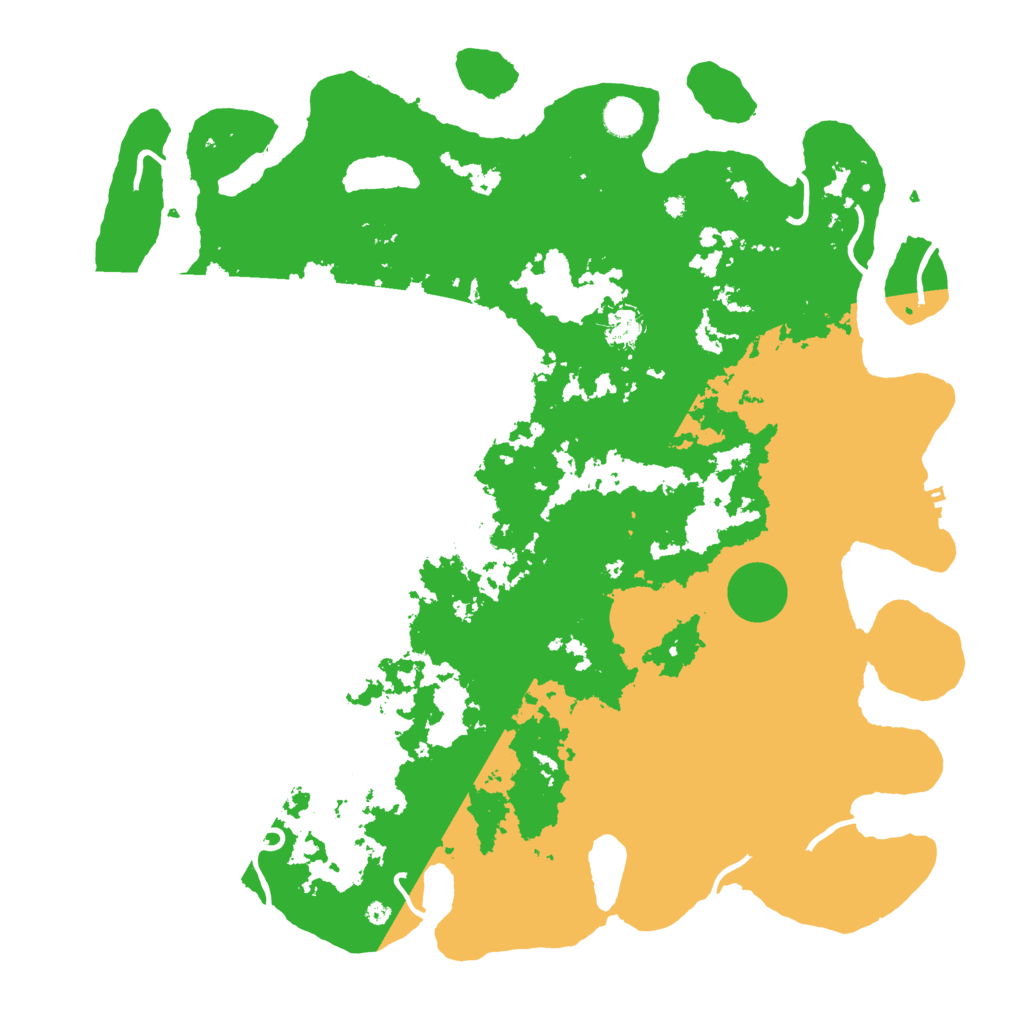 Biome Rust Map: Procedural Map, Size: 4500, Seed: 740792