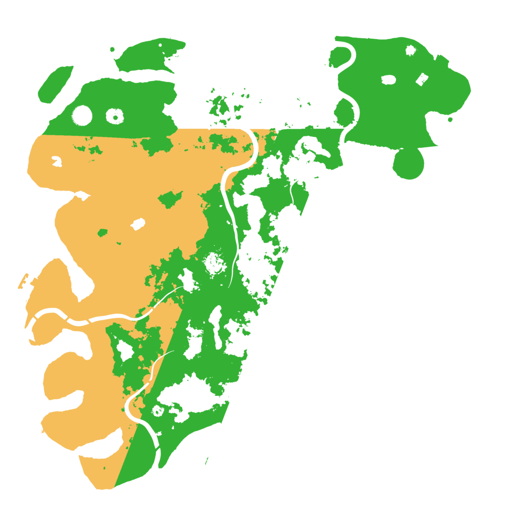 Biome Rust Map: Procedural Map, Size: 4500, Seed: 1255311