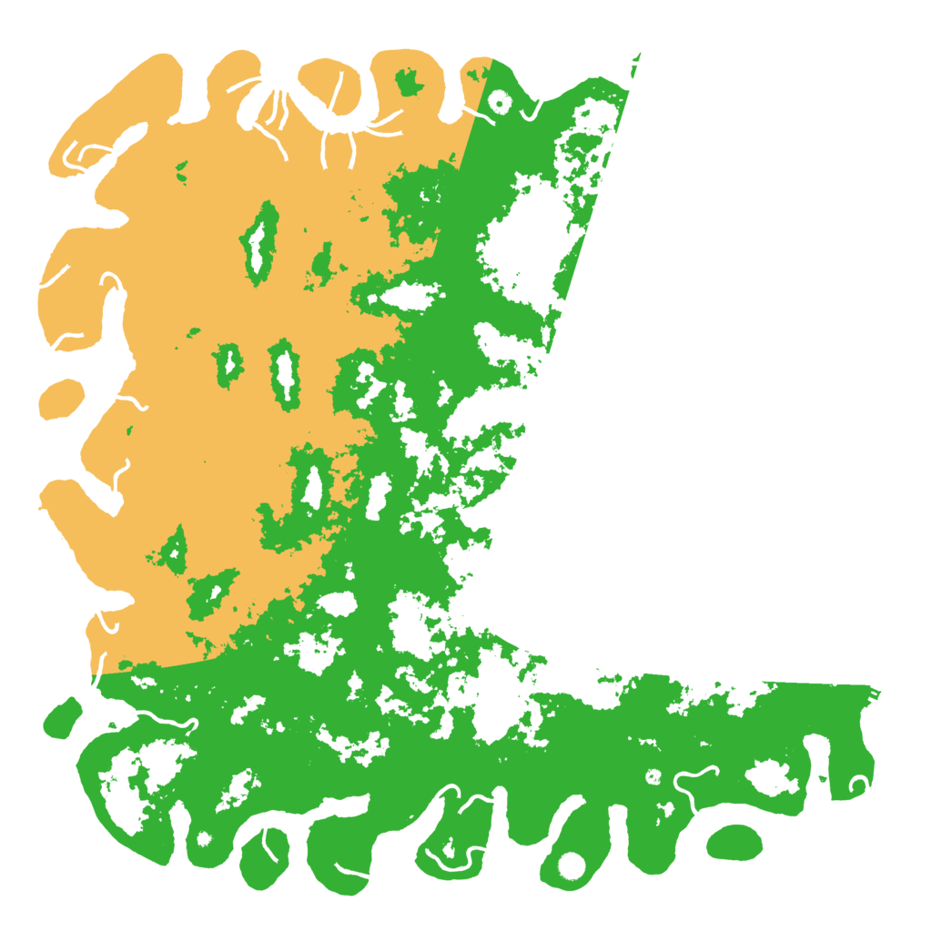 Biome Rust Map: Procedural Map, Size: 6000, Seed: 20359962