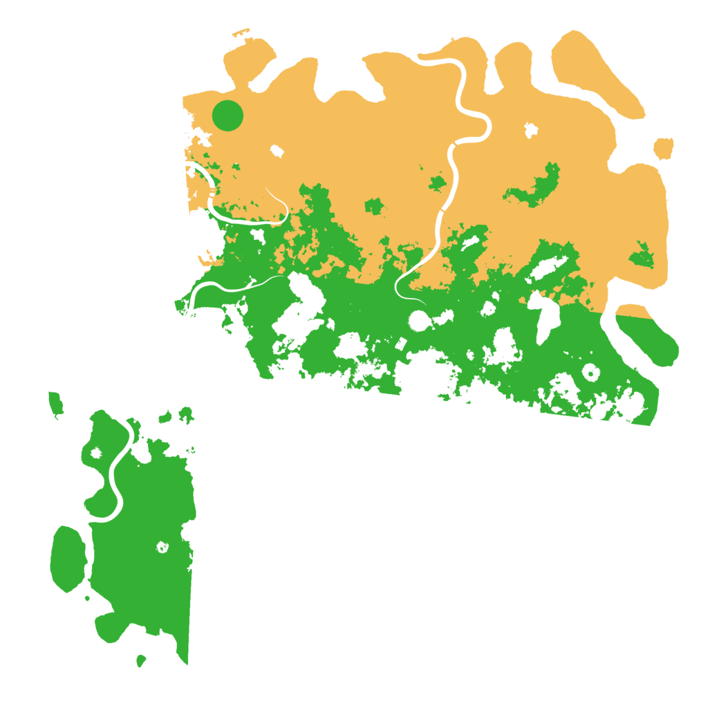 Biome Rust Map: Procedural Map, Size: 6000, Seed: 2354