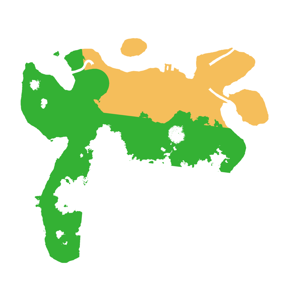 Biome Rust Map: Procedural Map, Size: 2700, Seed: 119338450