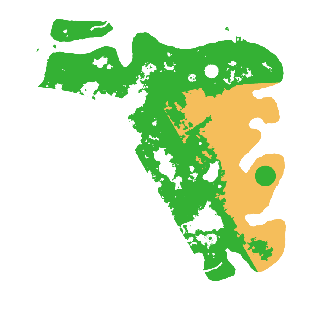 Biome Rust Map: Procedural Map, Size: 3950, Seed: 406728438