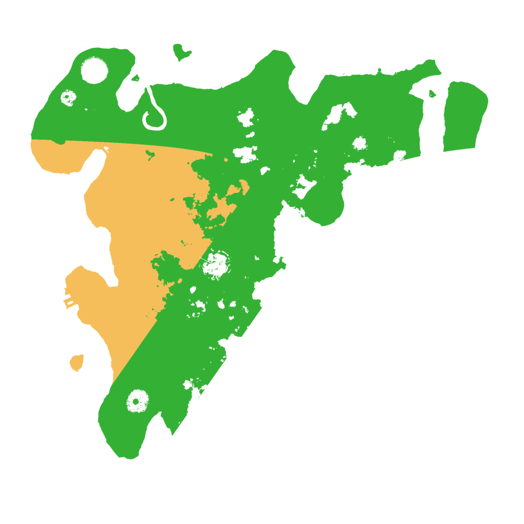 Biome Rust Map: Procedural Map, Size: 3500, Seed: 76531427