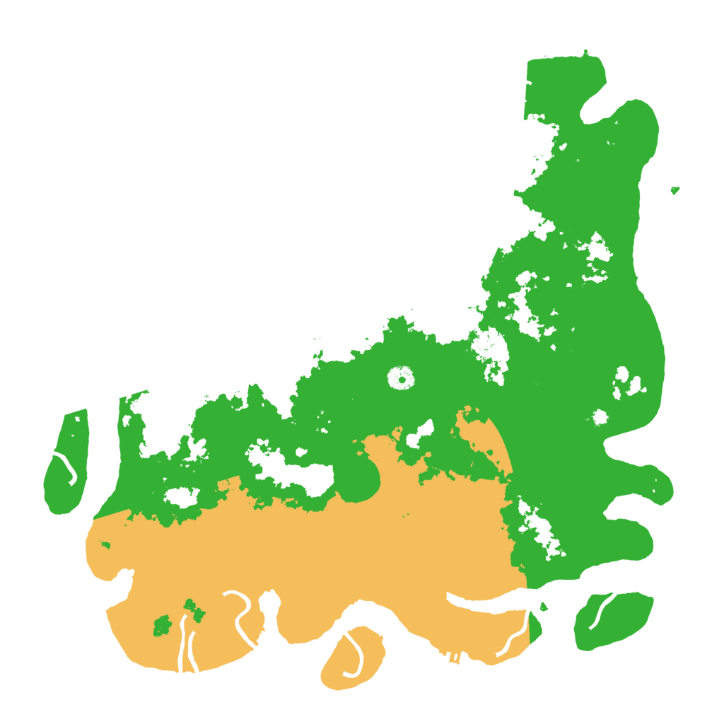 Biome Rust Map: Procedural Map, Size: 4250, Seed: 136455281