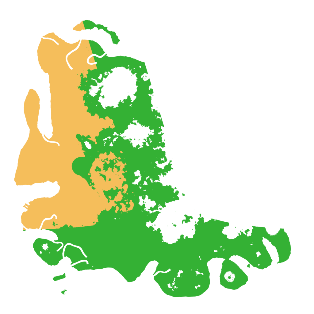Biome Rust Map: Procedural Map, Size: 4500, Seed: 5708920