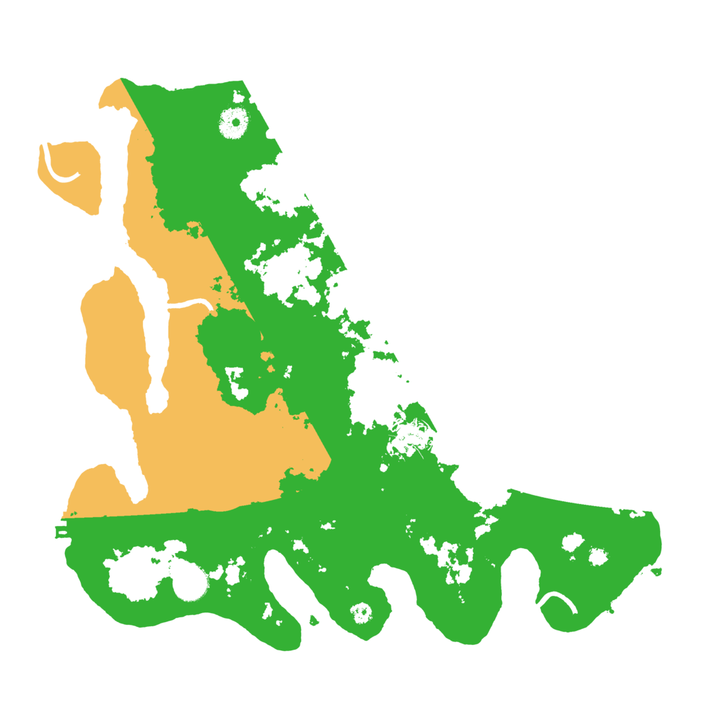 Biome Rust Map: Procedural Map, Size: 3500, Seed: 1704558417