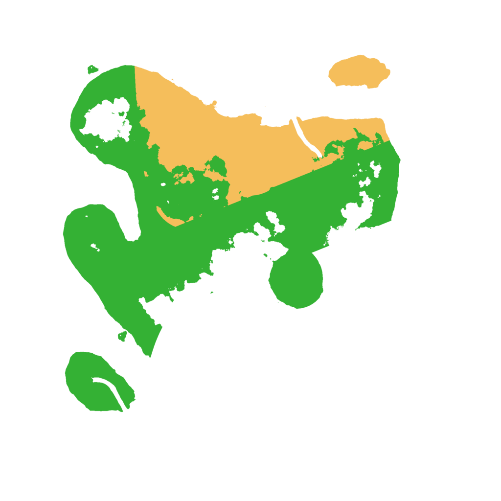 Biome Rust Map: Procedural Map, Size: 2500, Seed: 933457745