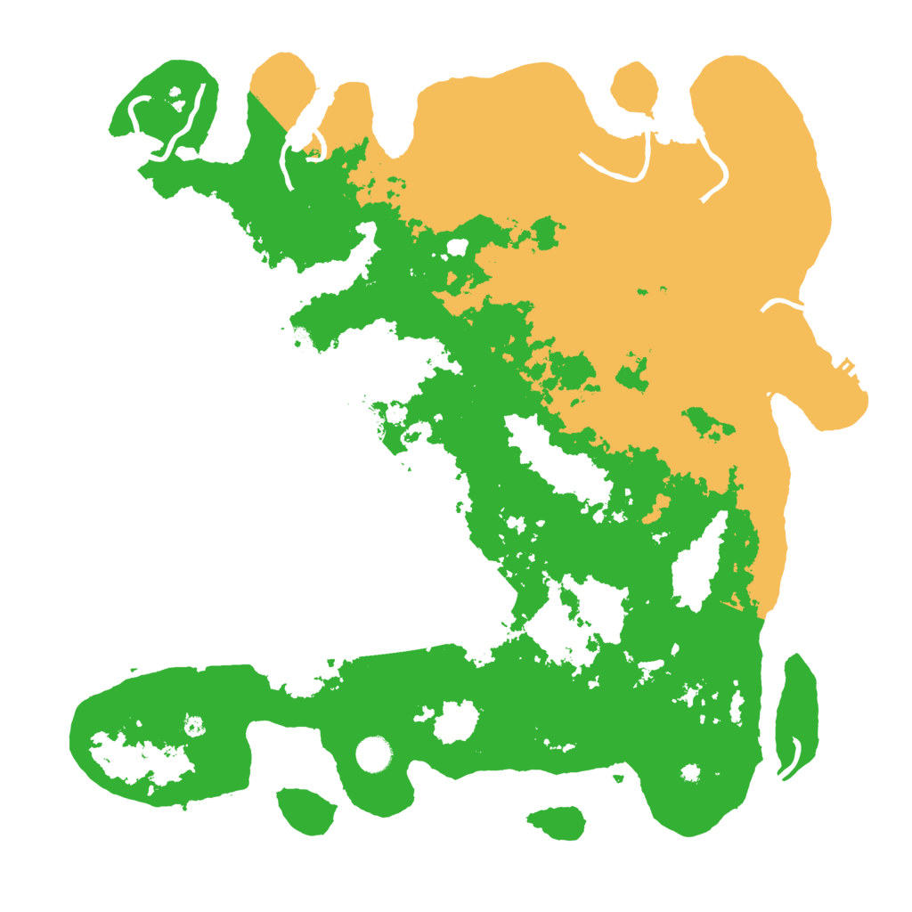 Biome Rust Map: Procedural Map, Size: 4500, Seed: 4218935