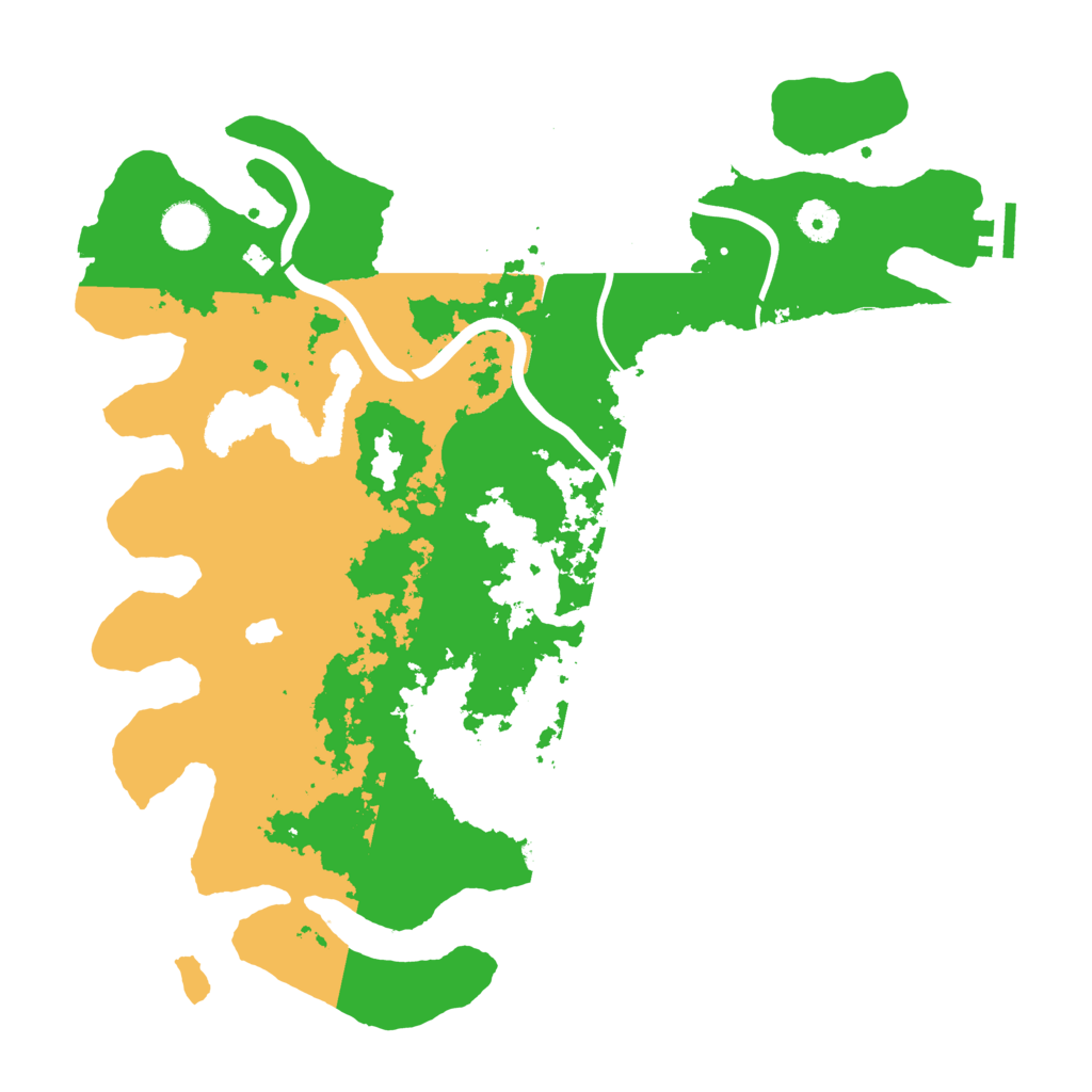 Biome Rust Map: Procedural Map, Size: 4000, Seed: 48254244