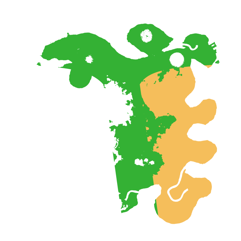 Biome Rust Map: Procedural Map, Size: 3000, Seed: 4734726