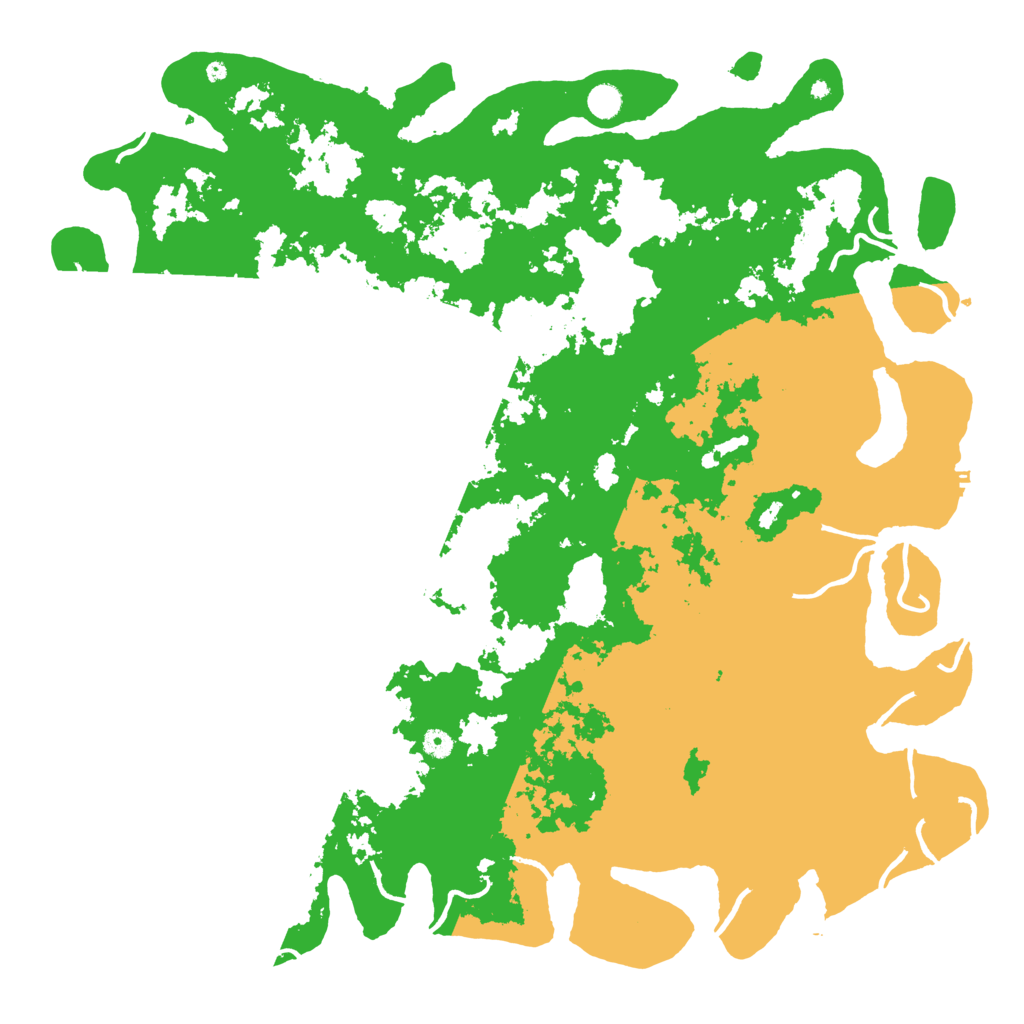 Biome Rust Map: Procedural Map, Size: 5250, Seed: 12345