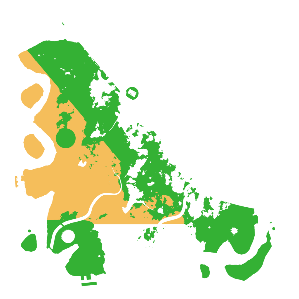 Biome Rust Map: Procedural Map, Size: 4000, Seed: 1643221452