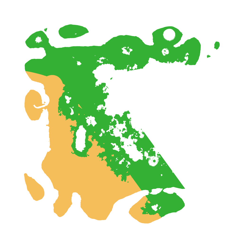 Biome Rust Map: Procedural Map, Size: 3600, Seed: 5877