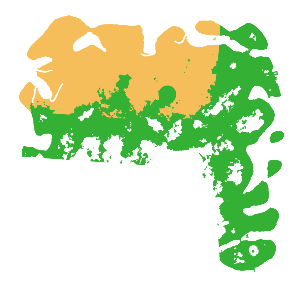 Biome Rust Map: Procedural Map, Size: 4500, Seed: 1076009
