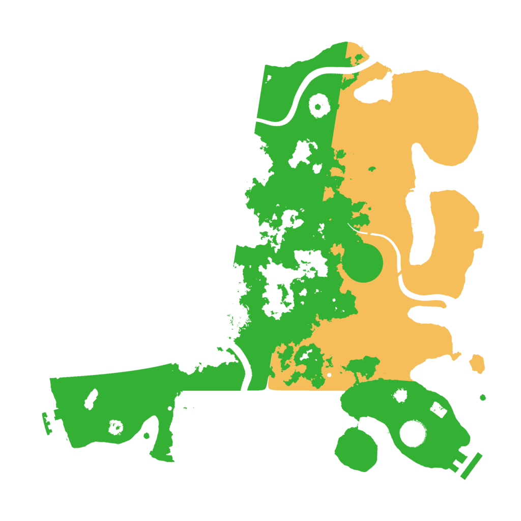 Biome Rust Map: Procedural Map, Size: 3500, Seed: 715961789