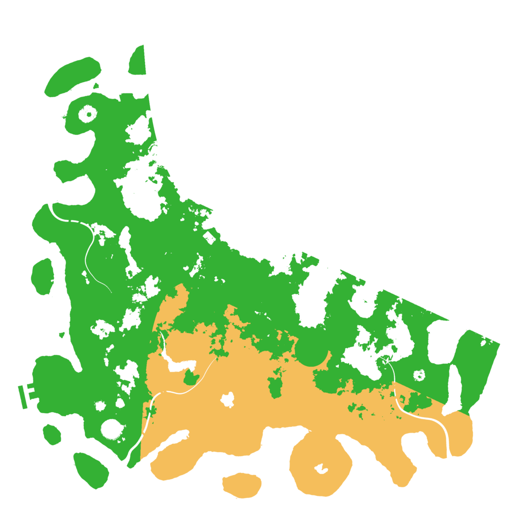 Biome Rust Map: Procedural Map, Size: 4500, Seed: 2064165716