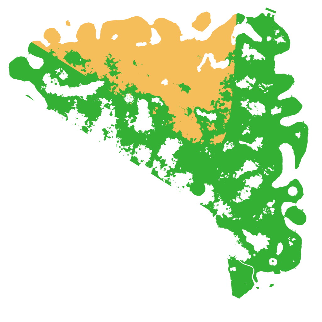 Biome Rust Map: Procedural Map, Size: 6000, Seed: 252183