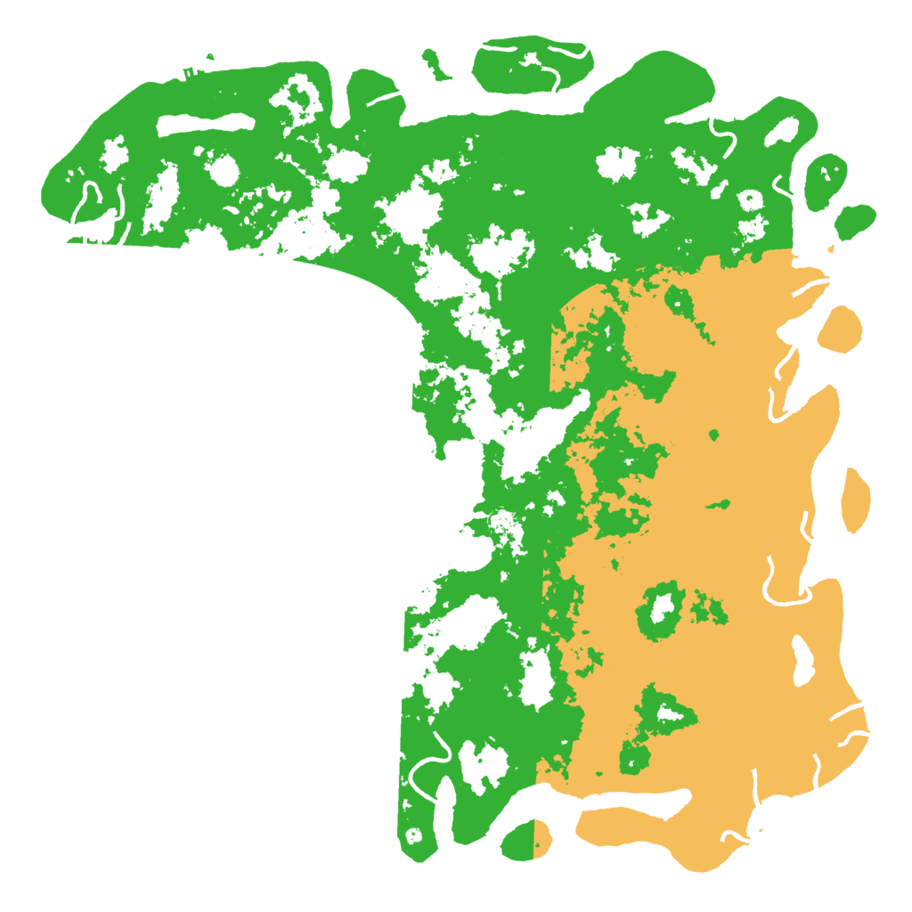 Biome Rust Map: Procedural Map, Size: 6000, Seed: 550312
