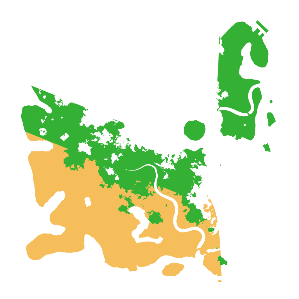 Biome Rust Map: Procedural Map, Size: 4000, Seed: 830401