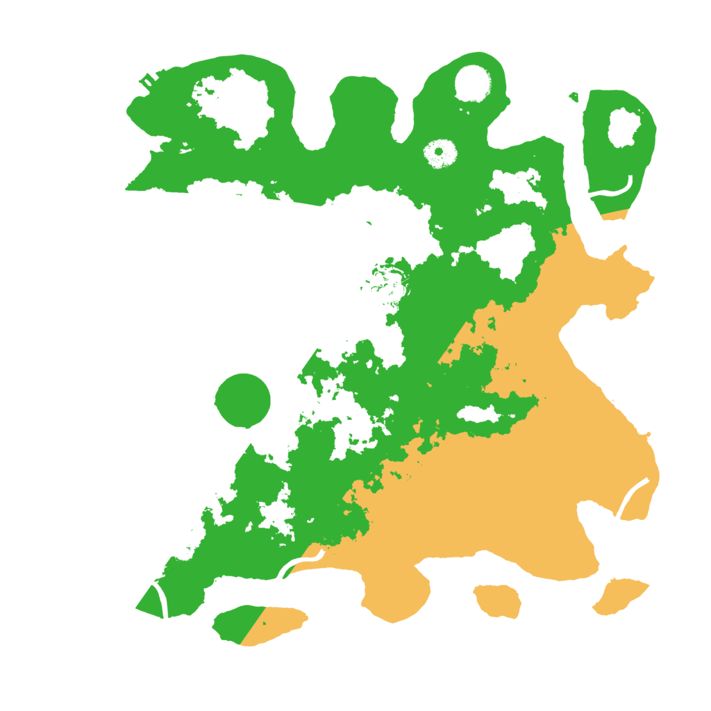 Biome Rust Map: Procedural Map, Size: 3500, Seed: 478329829