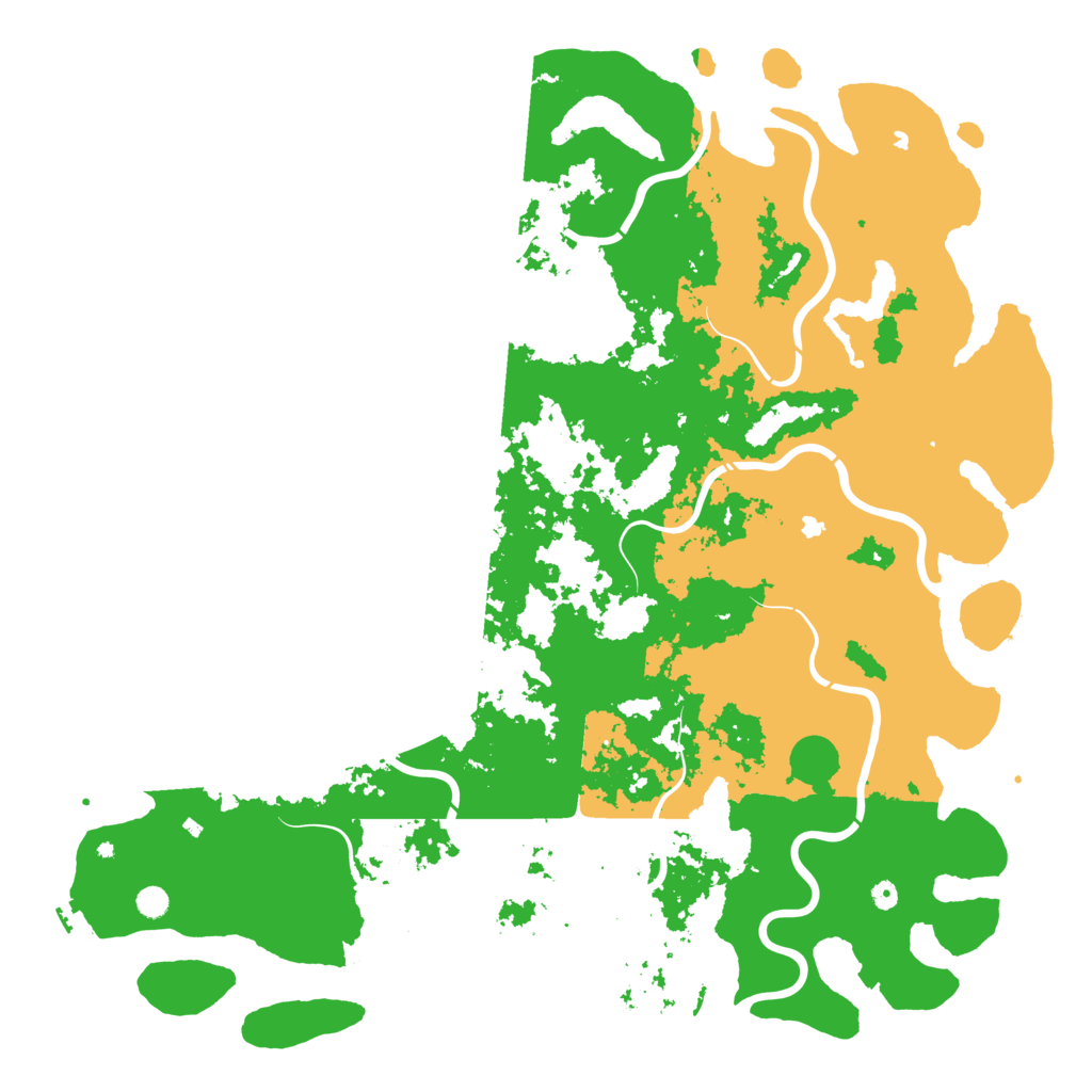 Biome Rust Map: Procedural Map, Size: 6000, Seed: 568294