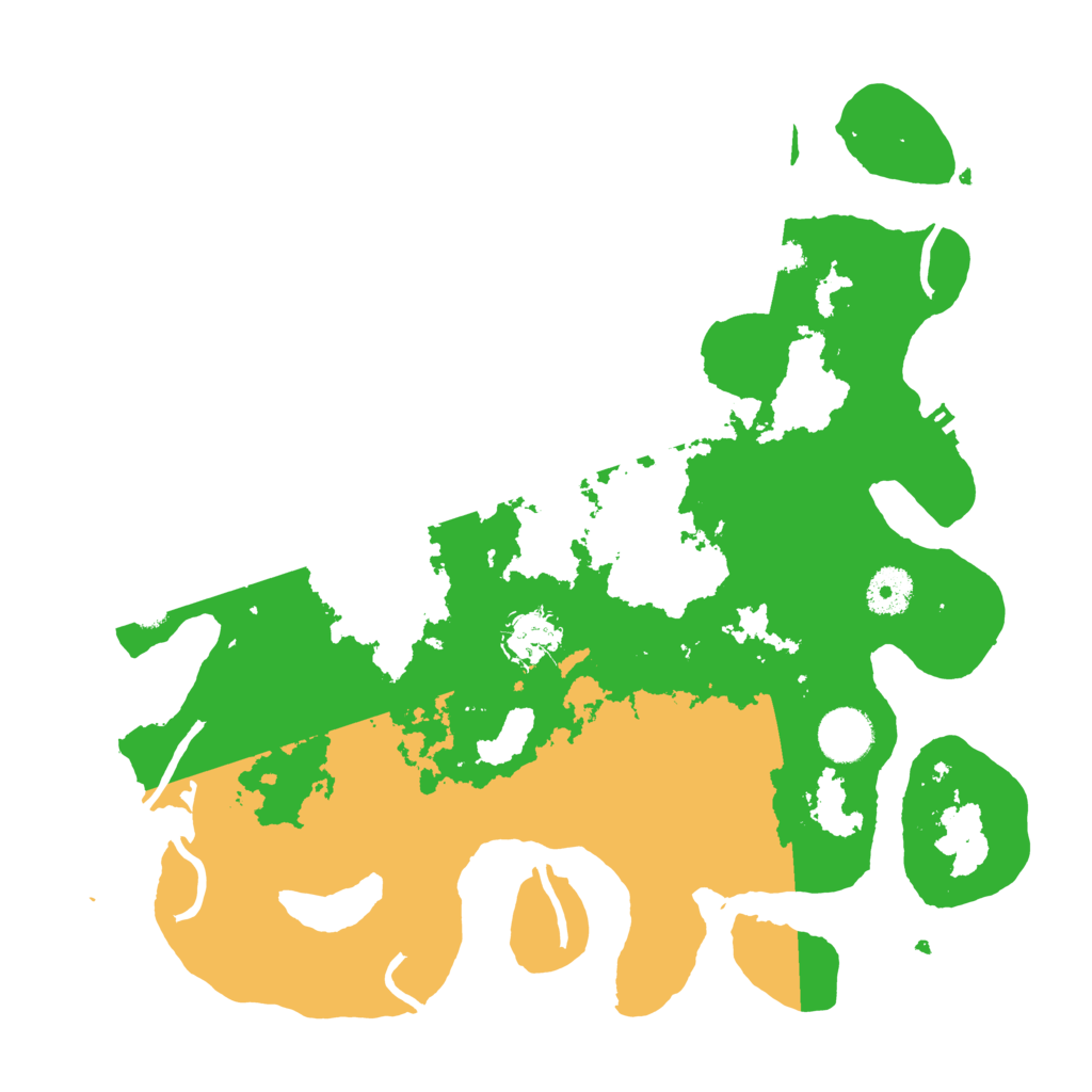 Biome Rust Map: Procedural Map, Size: 3500, Seed: 97907796